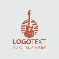 Riff Sphere Guiter Design vector