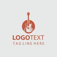 Thunder Strum Guiter Design vector