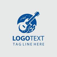 Echo Strum Guiter Design vector