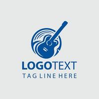 Rock Pulse Guiter Design vector