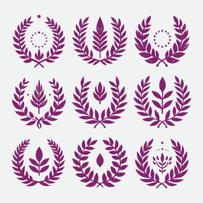 Laurel Crown Laurel wreaths collection logo