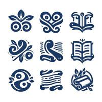Scrolls Unveiled Open Scrolls Book collection logo vector