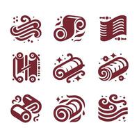 Scroll of Legends Open Scrolls Book collection logo vector