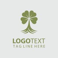 Lucky Clover Roots Shamrock Trees vector