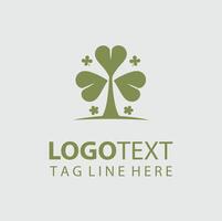 Emerald Roots Grove Shamrock Trees vector
