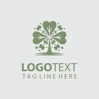 Emerald Oasis Shamrock Trees vector