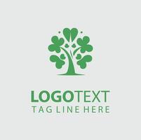 Celtic Clover Roots Shamrock tree vector