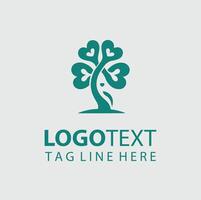 Shamrock Roots Path Shamrock Trees logo vector