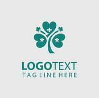 Lucky Clover Grove Path Shamrock Trees logo vector