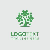 Clover Roots Shamrock tree vector