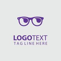 Optic Beam Eyewear Glasses Design vector