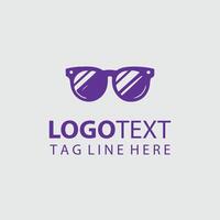 Spark Lens Eyewear Glasses Logo Design vector