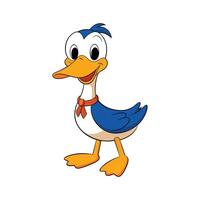 Call Duck Realistic Color Illustration vector