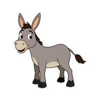 Mule on White Background Illustration vector