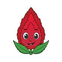 Amaranth Red Leaves For Culinary Use vector