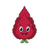 Amaranth Red Leaves Ideal For Salads vector