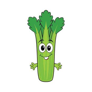Isolated Pascal Celery Great For Meals vector