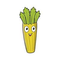 Golden Celery Fresh Ideal For Culinary Uses vector