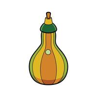 Nutritious Bottle Gourd Isolated vector