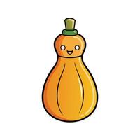 Isolated Bottle Gourd Great For Salads vector