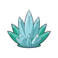 Fresh Ice Plant Ideal For Salads vector