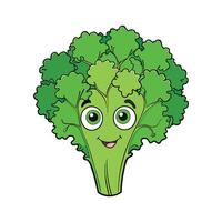 Nutritious Curly Kale Isolated vector