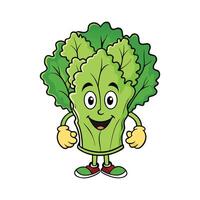 Nutritious Siberian Kale Isolated vector