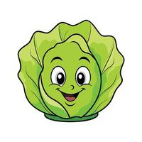 Nutritious Iceberg Lettuce Isolated vector