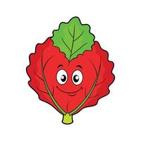 Red Leaf Lettuce Fresh Ideal For Culinary Uses vector