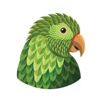 Unique Kakapo Bird Artwork vector