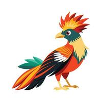 Unique King Bird of Paradise Artwork vector