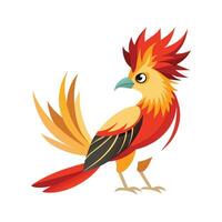 Elegant King Bird of Paradise Bird Graphic vector