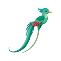 Charming Illustration of LongTailed Sylph vector