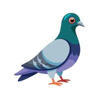 Charming Pigeon Bird Design vector