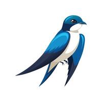 Tree Swallow Bird Unique Design Illustration vector