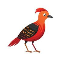 Weaverbird Unique Artistic Design Illustration vector