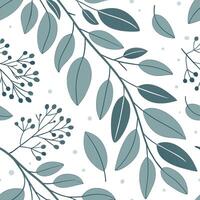 Industrial eucalyptus seamless tiles pattern with bold lines and metallic accents on white background ideal for modern lofts Set 6 vector