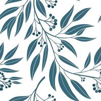 Industrial eucalyptus seamless tiles pattern with bold lines and metallic accents on white background ideal for modern lofts Set 8 vector