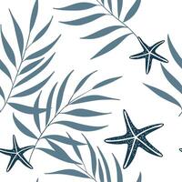 Industrial bamboo leaves seamless tiles pattern with bold lines and metallic accents on white background ideal for modern lofts Set 2 vector