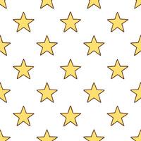 Heather and stars seamless pattern celestial isolated white background ideal for night textiless branding packaging vector