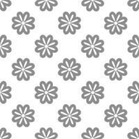 Ethereal silver buttercup seamless pattern with metallic shimmer on white background Set 2 vector