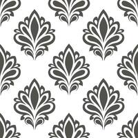 Elegant damask seamless tiles pattern with sophisticated floral motifs and classic color scheme for upscale interiors Set 2 vector