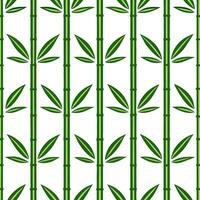 Elegant bamboo leaves seamless tiles pattern with lush green stalks and intricate leaf details on white background ideal for luxurious bathrooms Set 2 vector