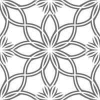 Contemporary minimalist seamless tiles pattern with abstract floral shapes and neutral colors for sleek modern homes Set 4 vector