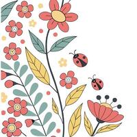 Contemporary minimalist seamless tiles pattern with abstract floral shapes and neutral colors for sleek modern homes Set 6 vector