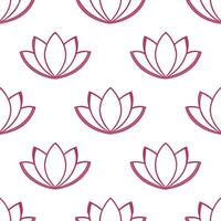 Botanical garden magnolia seamless tiles pattern with various magnolia species in natural pinks on white background perfect for serene spaces Set 2 vector