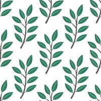 Botanical garden eucalyptus seamless tiles pattern with various eucalyptus species in natural greens on white background perfect for serene spaces Set 3 vector