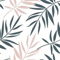 Botanical garden bamboo leaves seamless tiles pattern with various bamboo species in natural greens on white background perfect for serene spaces Set 5 vector