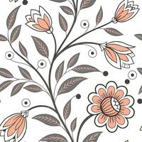 Bohemian seamless tiles pattern with eclectic floral motifs and rich vibrant colors perfect for creative spaces Set 5 vector