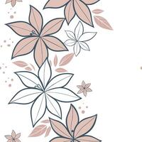 Bohemian poinsettia seamless tiles pattern with vibrant red blooms and intricate leaf details on white background ideal for eclectic spaces Set 9 vector